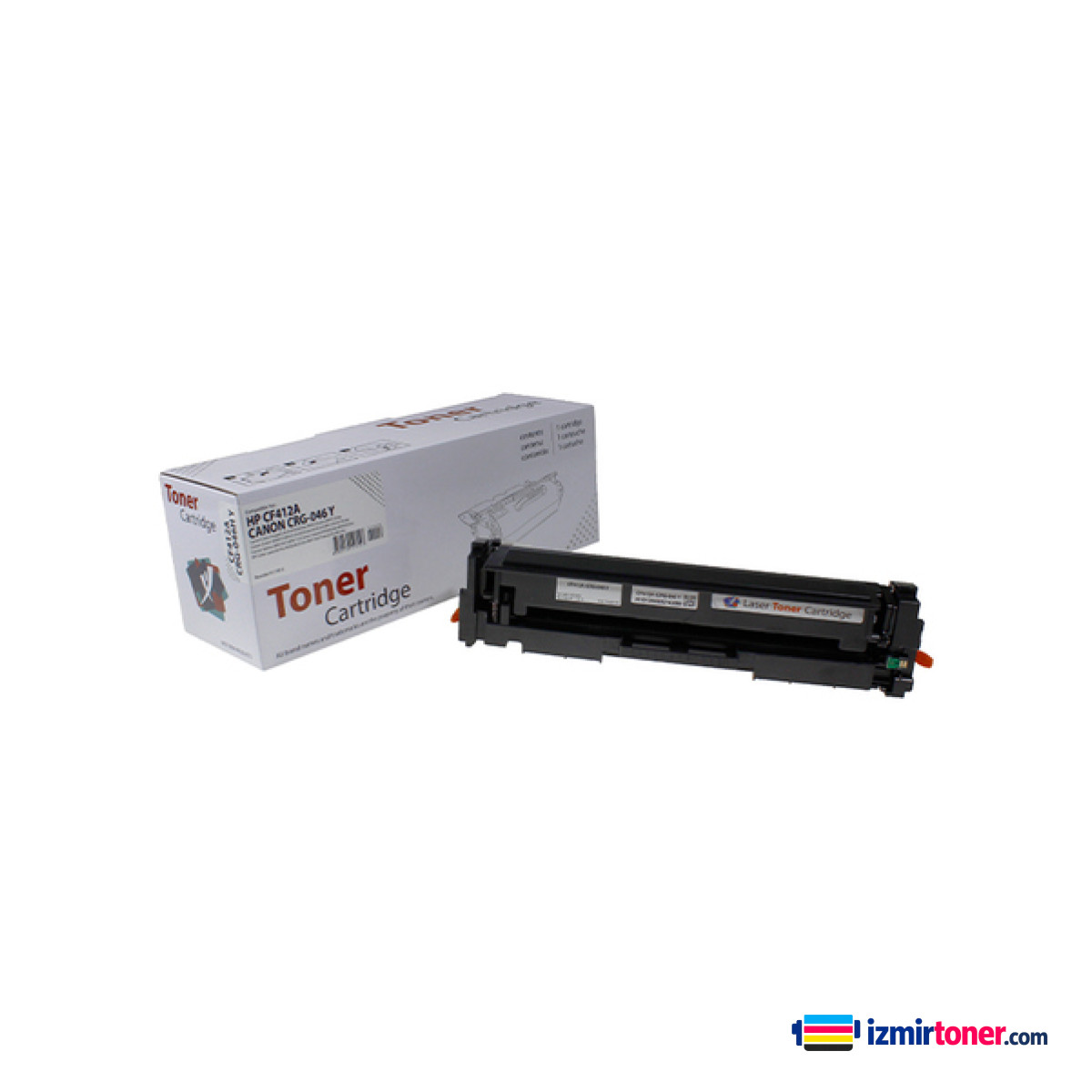 XBox HP CF412A (410A) & CANON CRG-046M Yellow (Koli Bazında) (2.300 Sayfa)