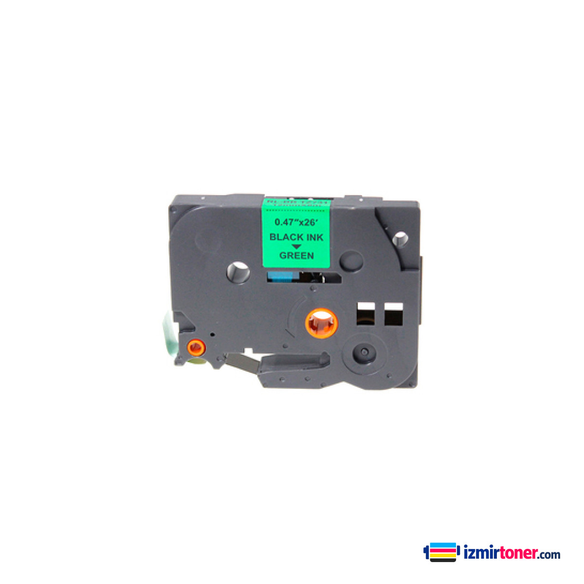 BROTHER P-Touch TZE-731 YESIL ETIKETE SIYAH (12mm x 8m)