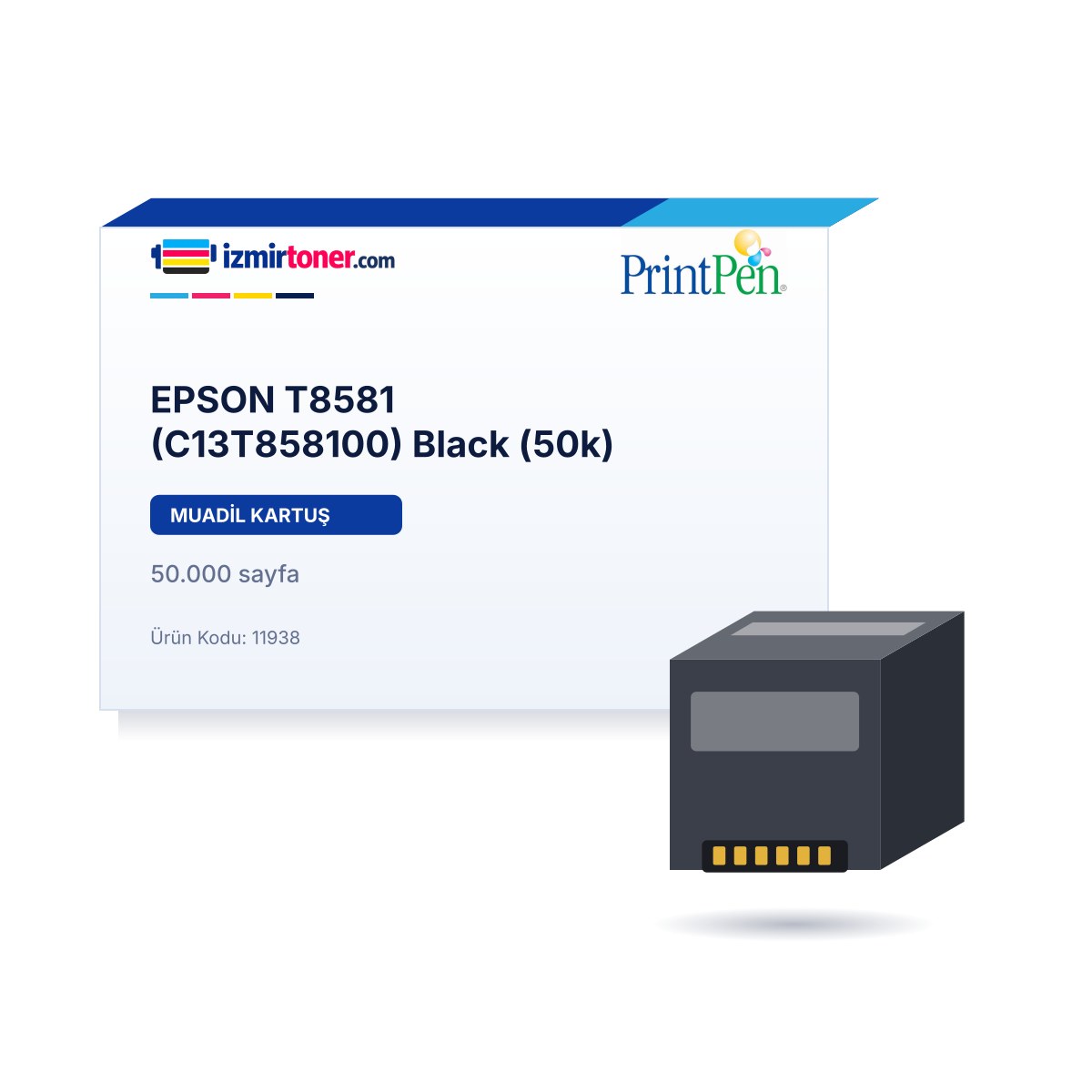 EPSON T8581 (C13T858100) Black (50.000 Sayfa)