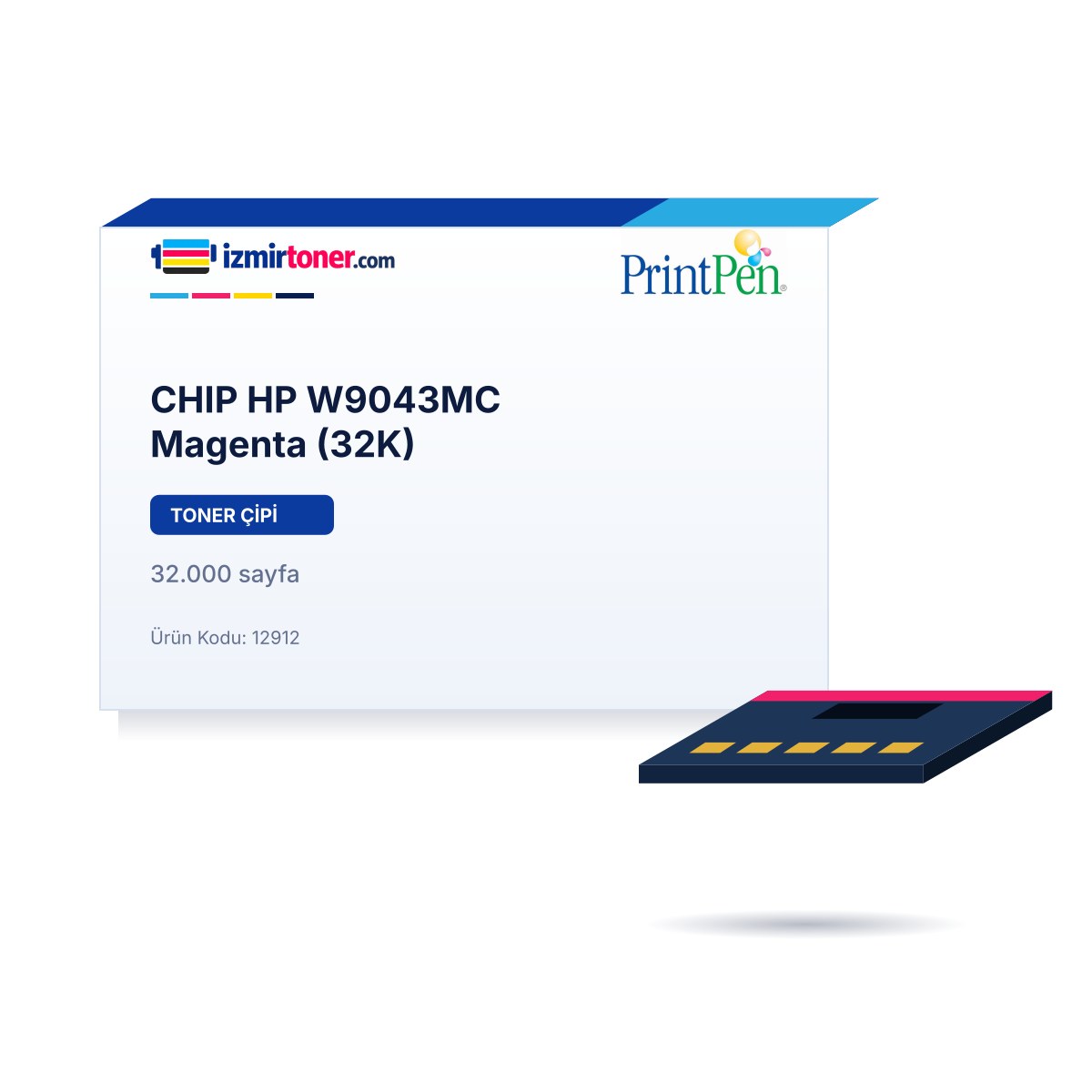 CHIP HP W9043MC Magenta (32.000 Sayfa)