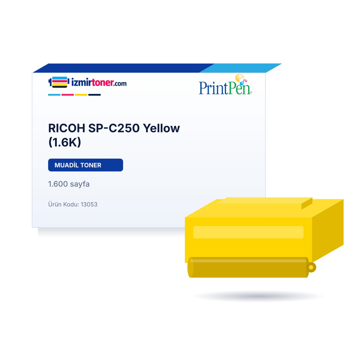 RICOH SP-C250 Yellow (1.600 Sayfa)