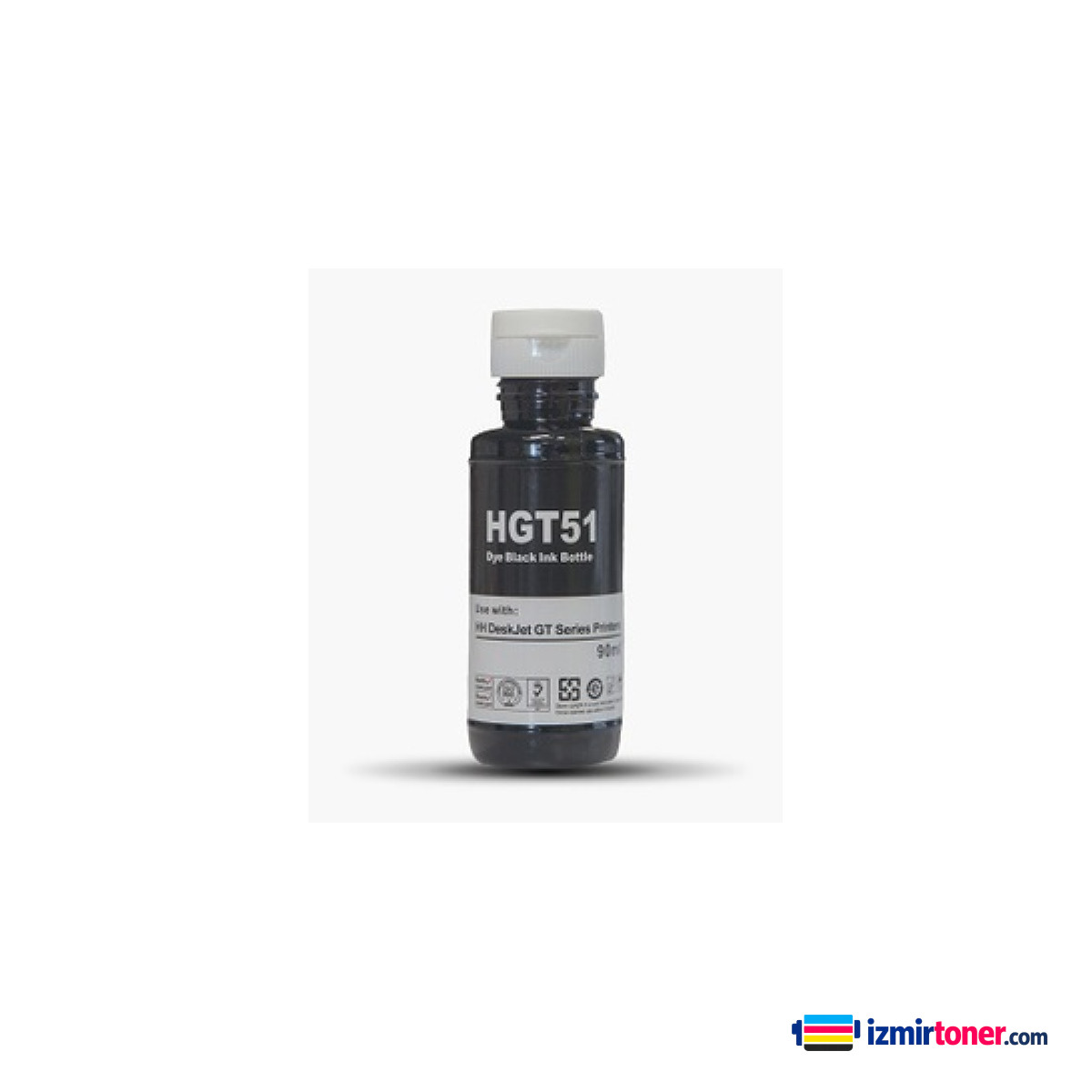HP GT51XL (X4E40AE) Black Mürekkep (90ml./Şişe)