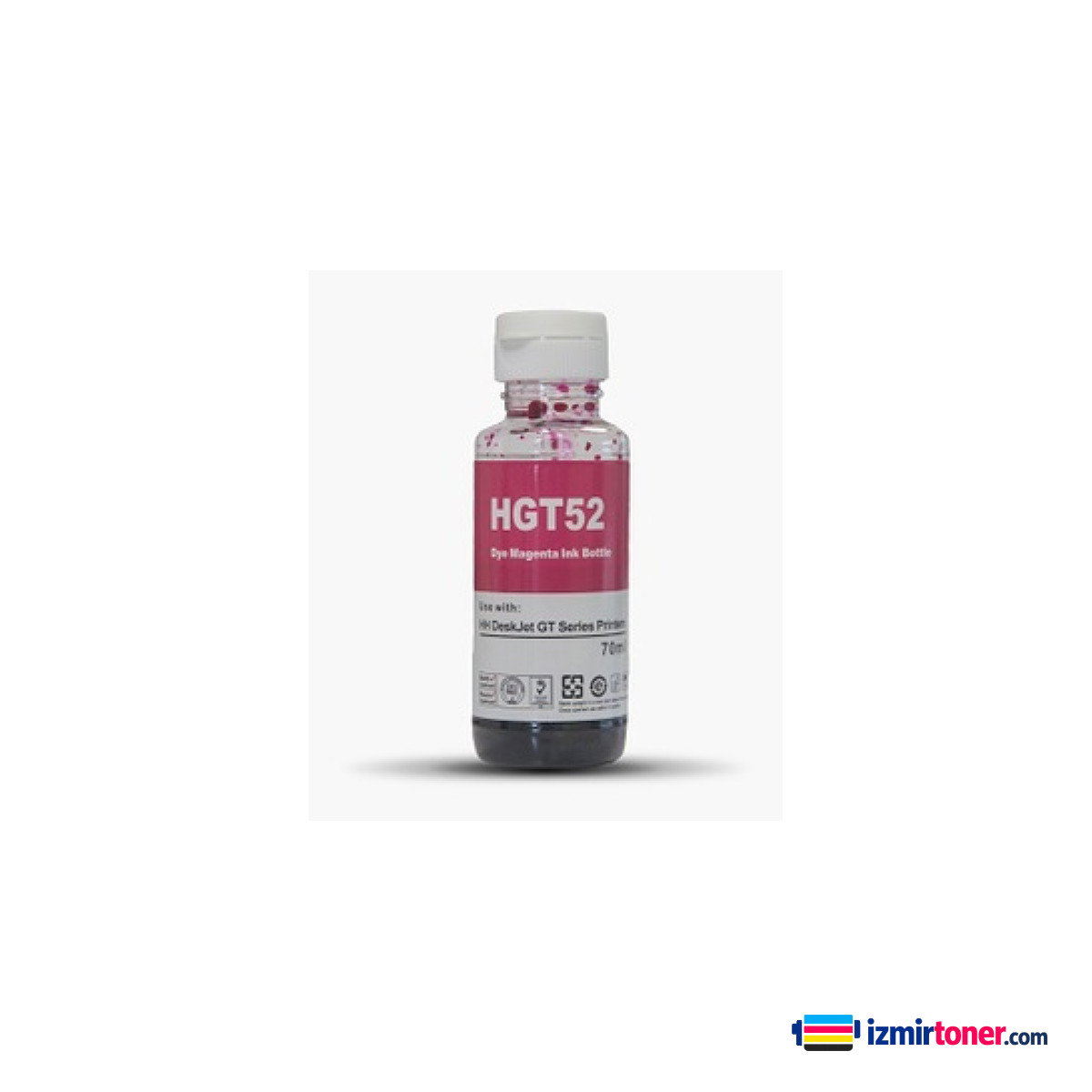 HP GT52XL (M0H55AE) Magenta Mürekkep (70ml./Şişe)
