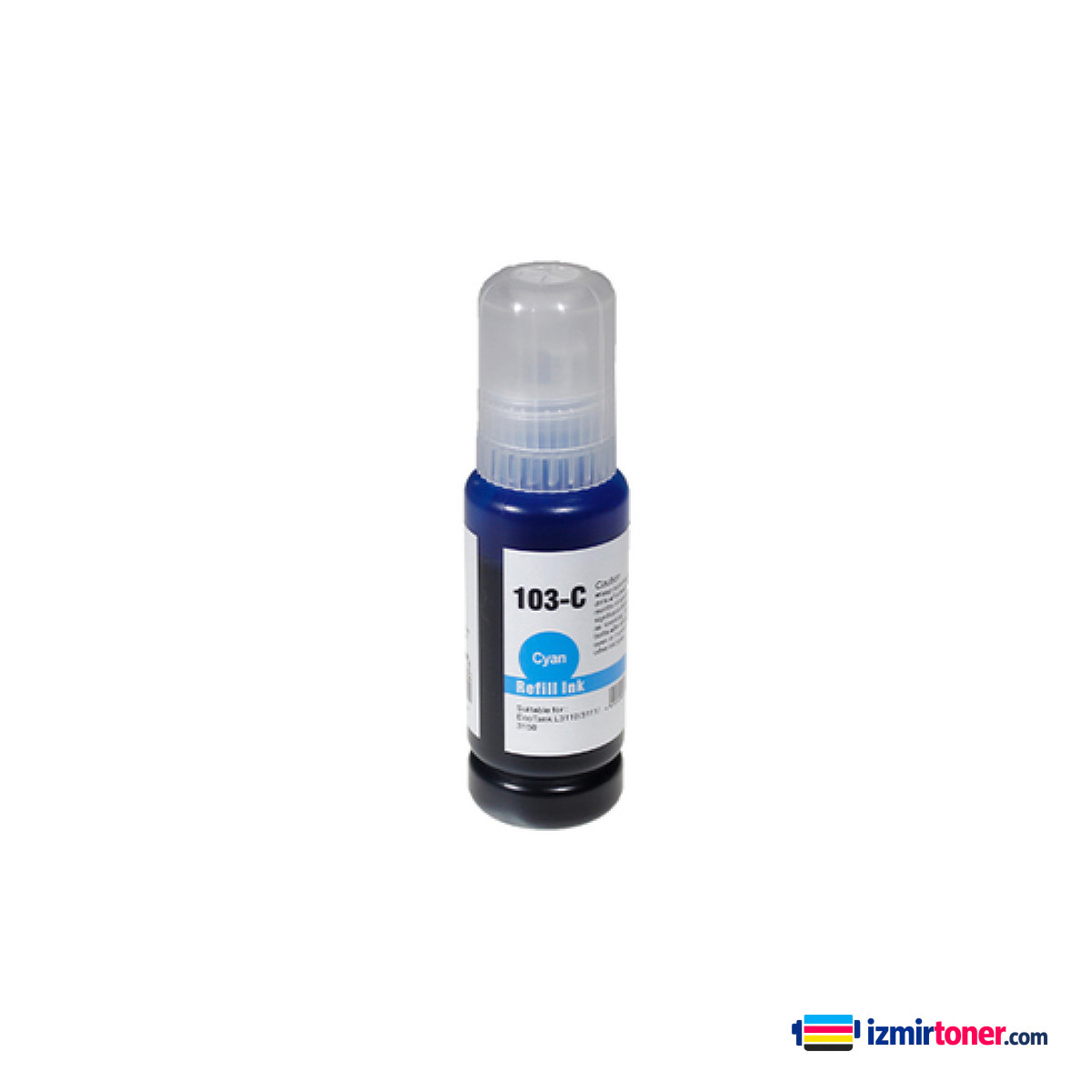 EPSON 103 (C13T00S24A) Cyan Mürekkep 70ml./Şişe