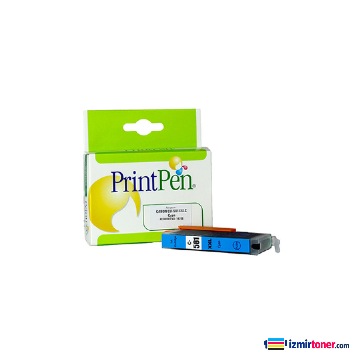 CANON CLI-581XXLC Cyan Extra Yüksek Kapasite (14,5ml.)