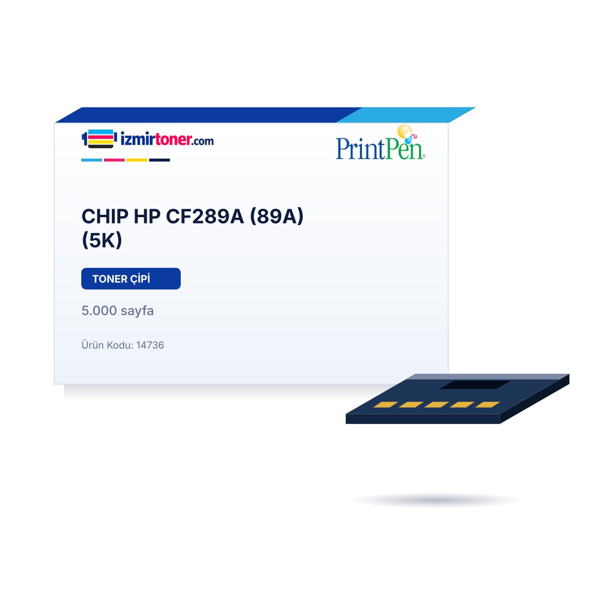 CHIP HP CF289A (89A) (5.000 Sayfa) görsel 1