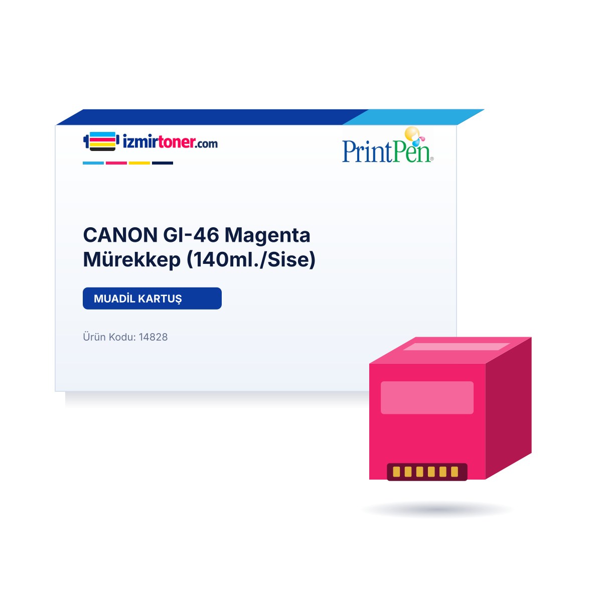 CANON GI-46 Magenta Mürekkep (140ml./Şişe)