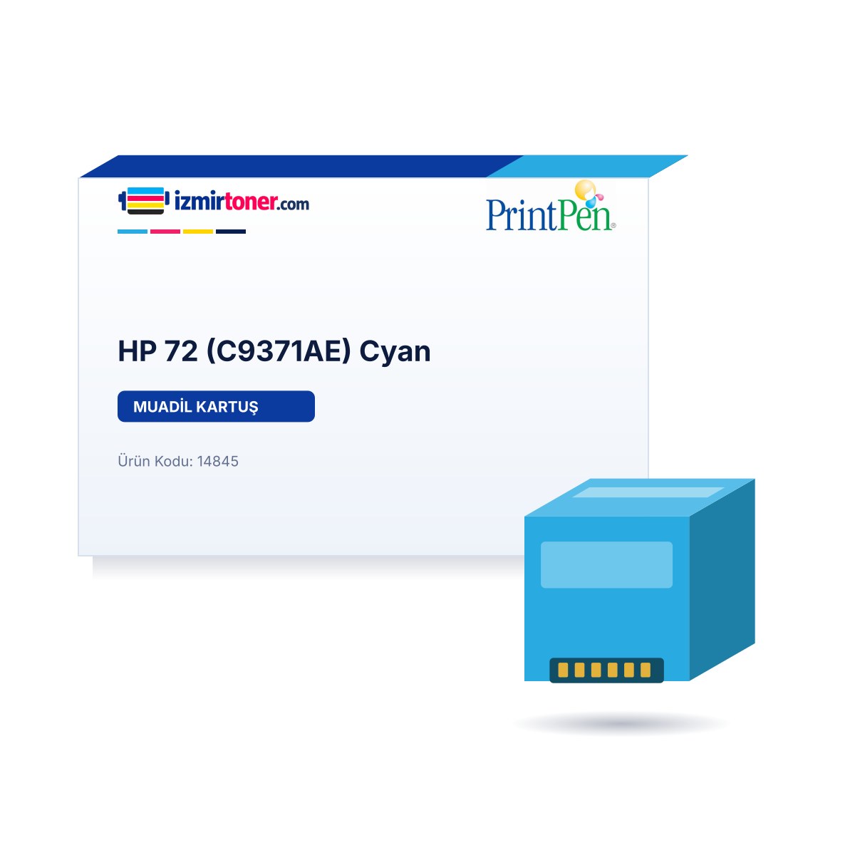 HP 72 (C9371AE) Cyan