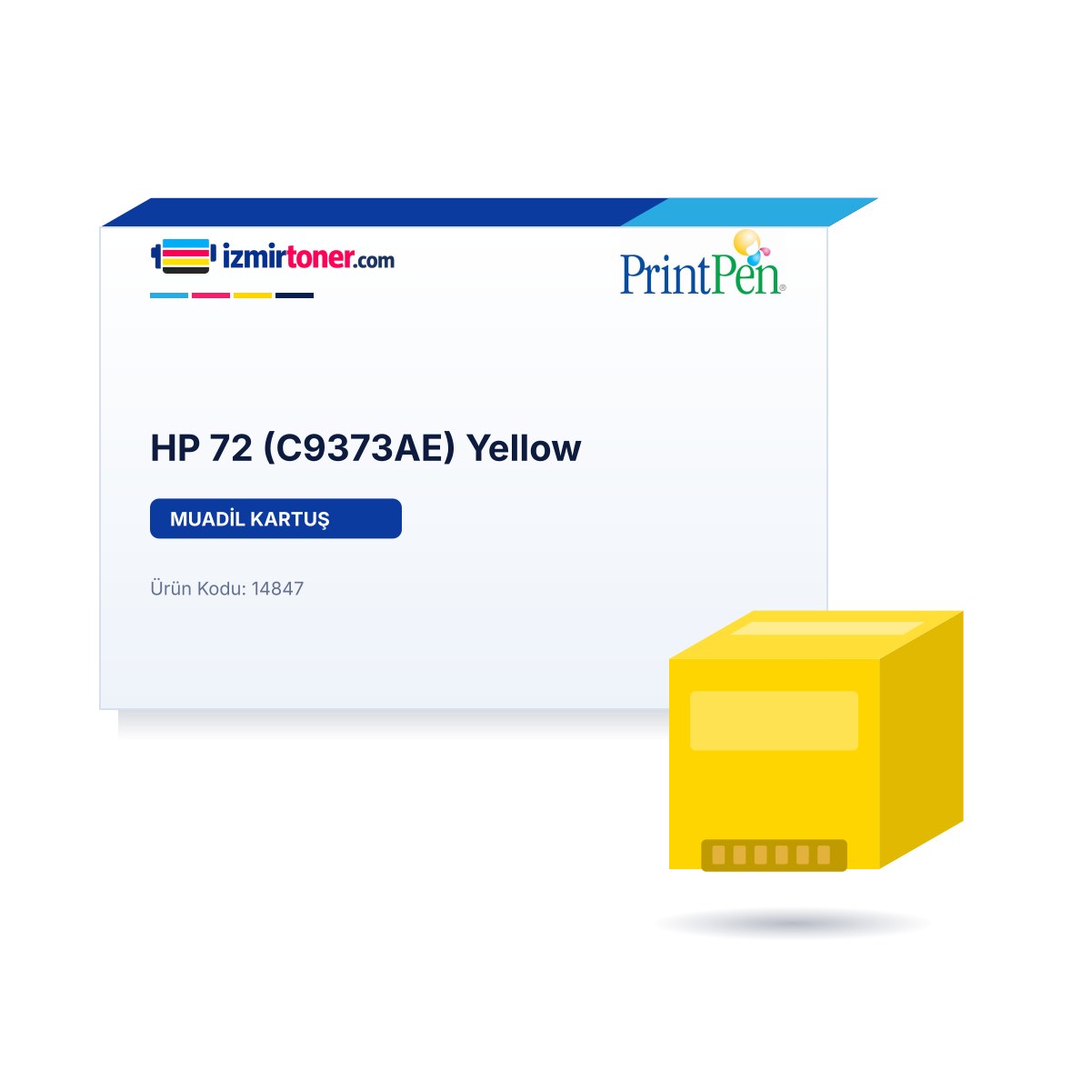 HP 72 (C9373AE) Yellow