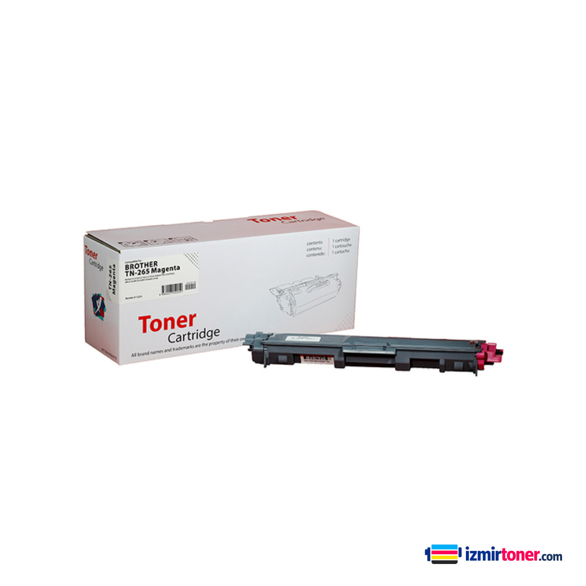 XBox BROTHER TN-261M (TN-265) Magenta Yüksek Kapasite (2.200 Sayfa)