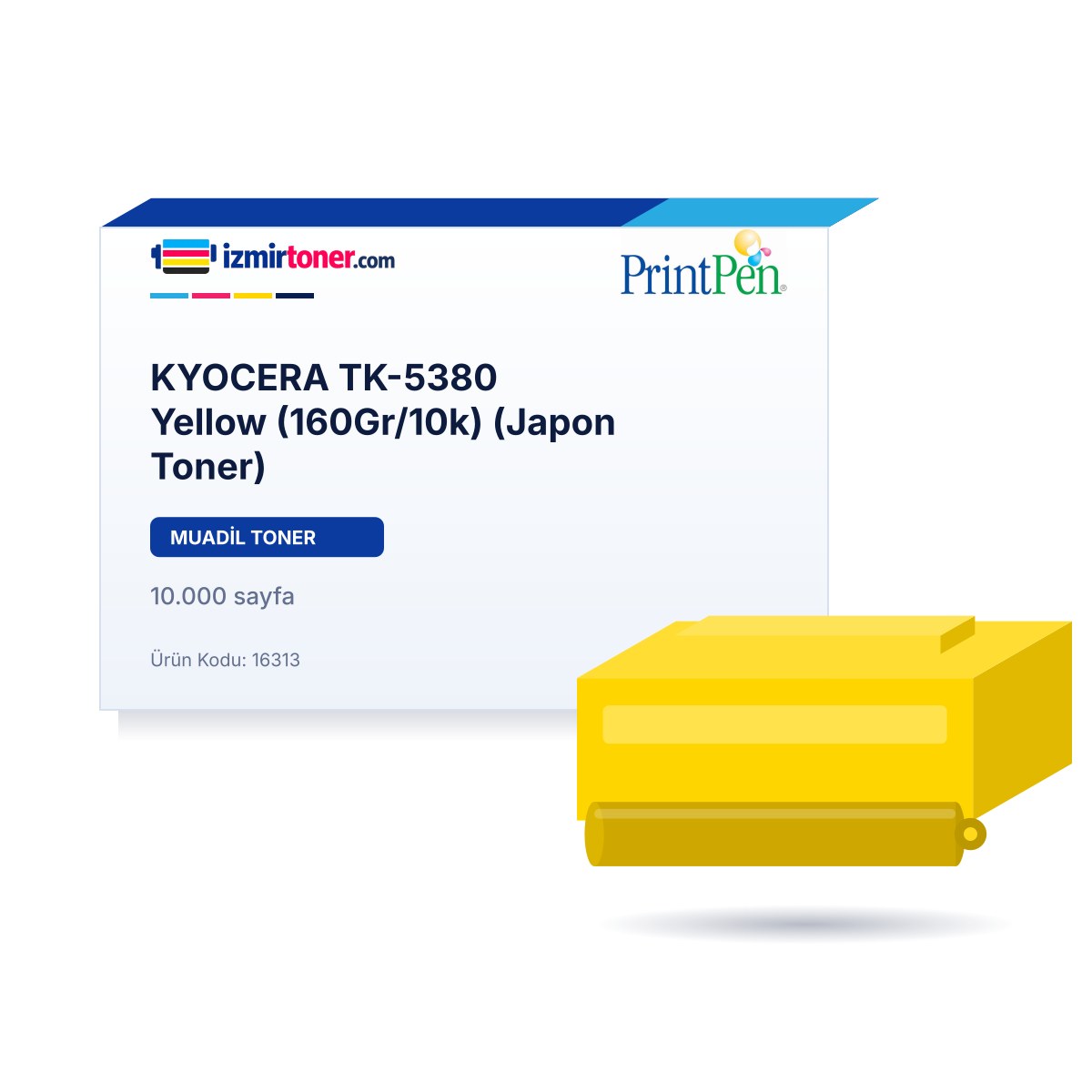 KYOCERA TK-5380 Yellow (160Gr/10.000 Sayfa) (Japon Toner)
