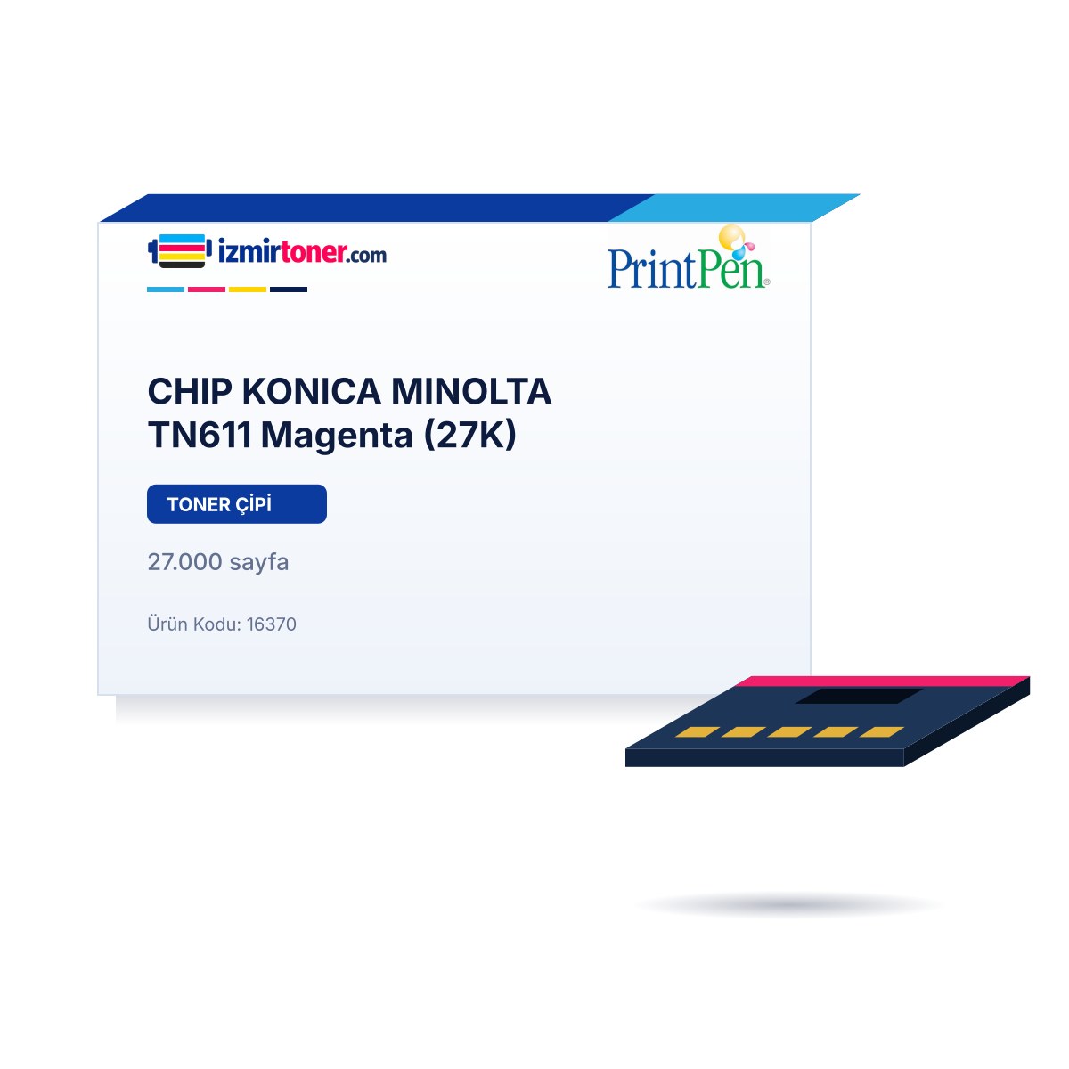 CHIP KONICA MINOLTA TN611 Magenta (27.000 Sayfa)