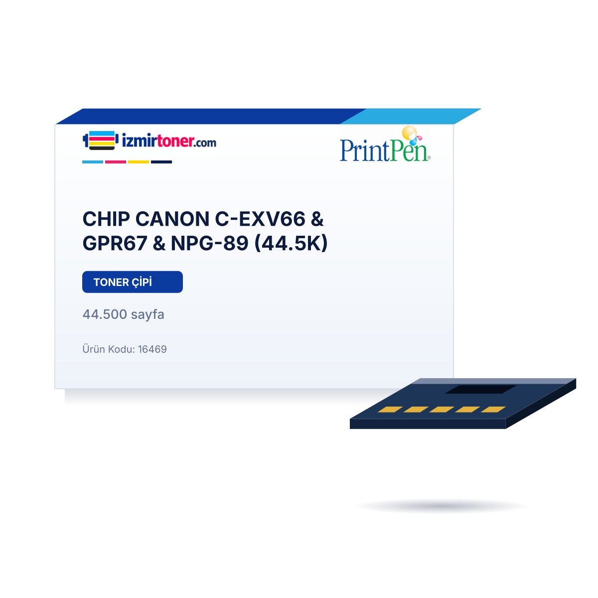 CHIP CANON C-EXV66 & GPR67 & NPG-89 (44.500 Sayfa)