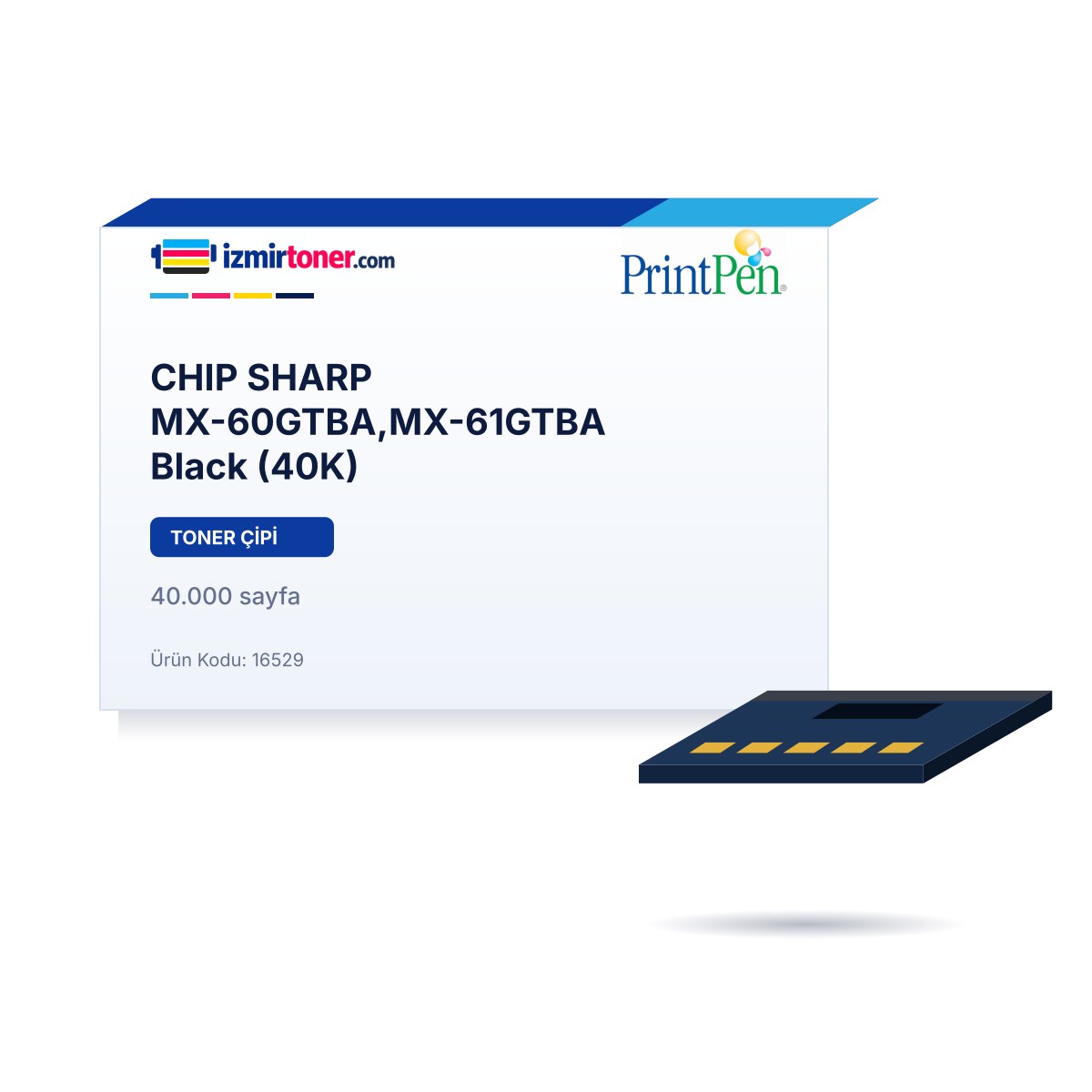 CHIP SHARP MX-60GTBA,MX-61GTBA Black (40.000 Sayfa)