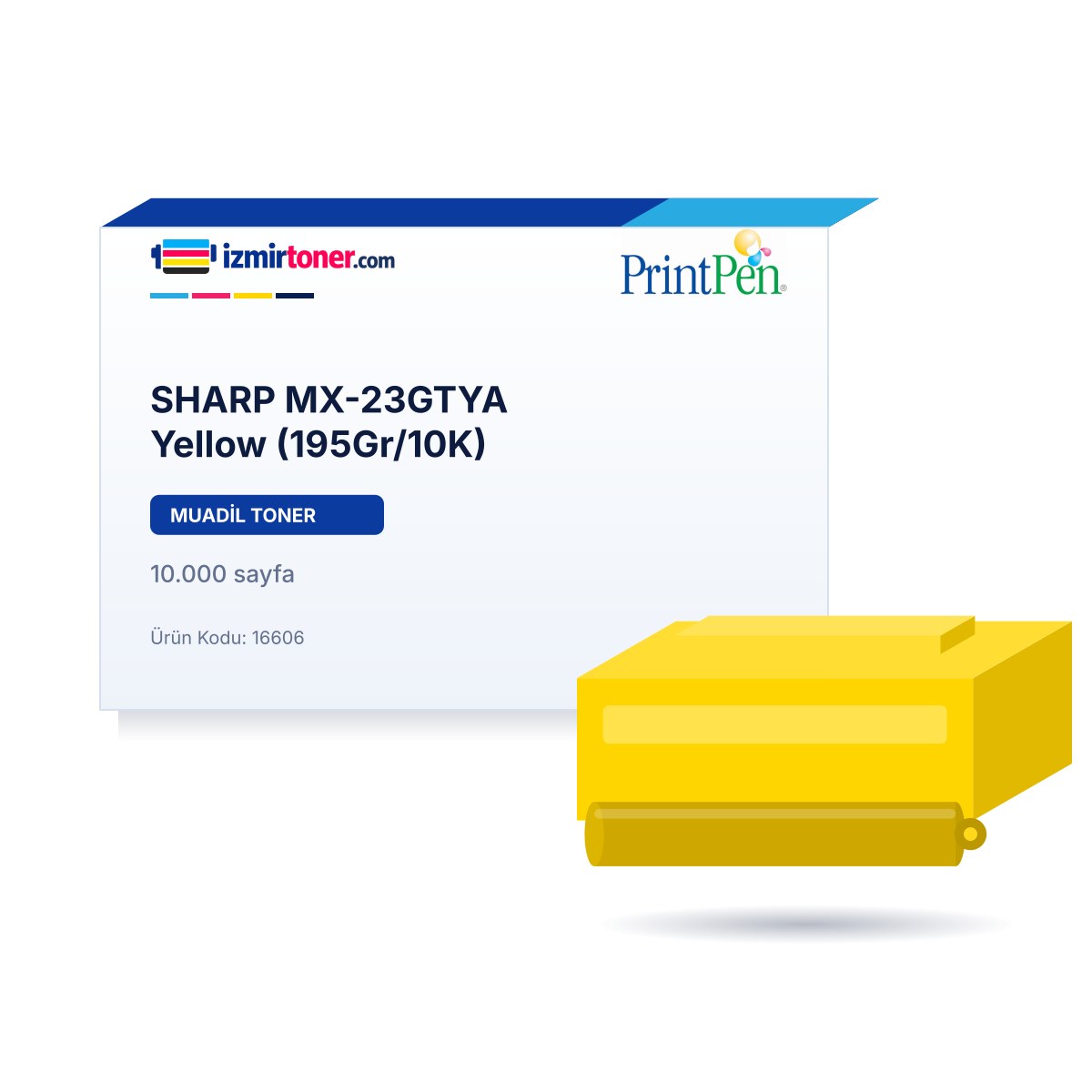 SHARP MX-23GTYA Yellow (195Gr/10.000 Sayfa)