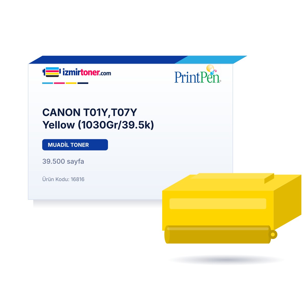 CANON T01Y,T07Y Yellow (1030Gr/39.500 Sayfa)