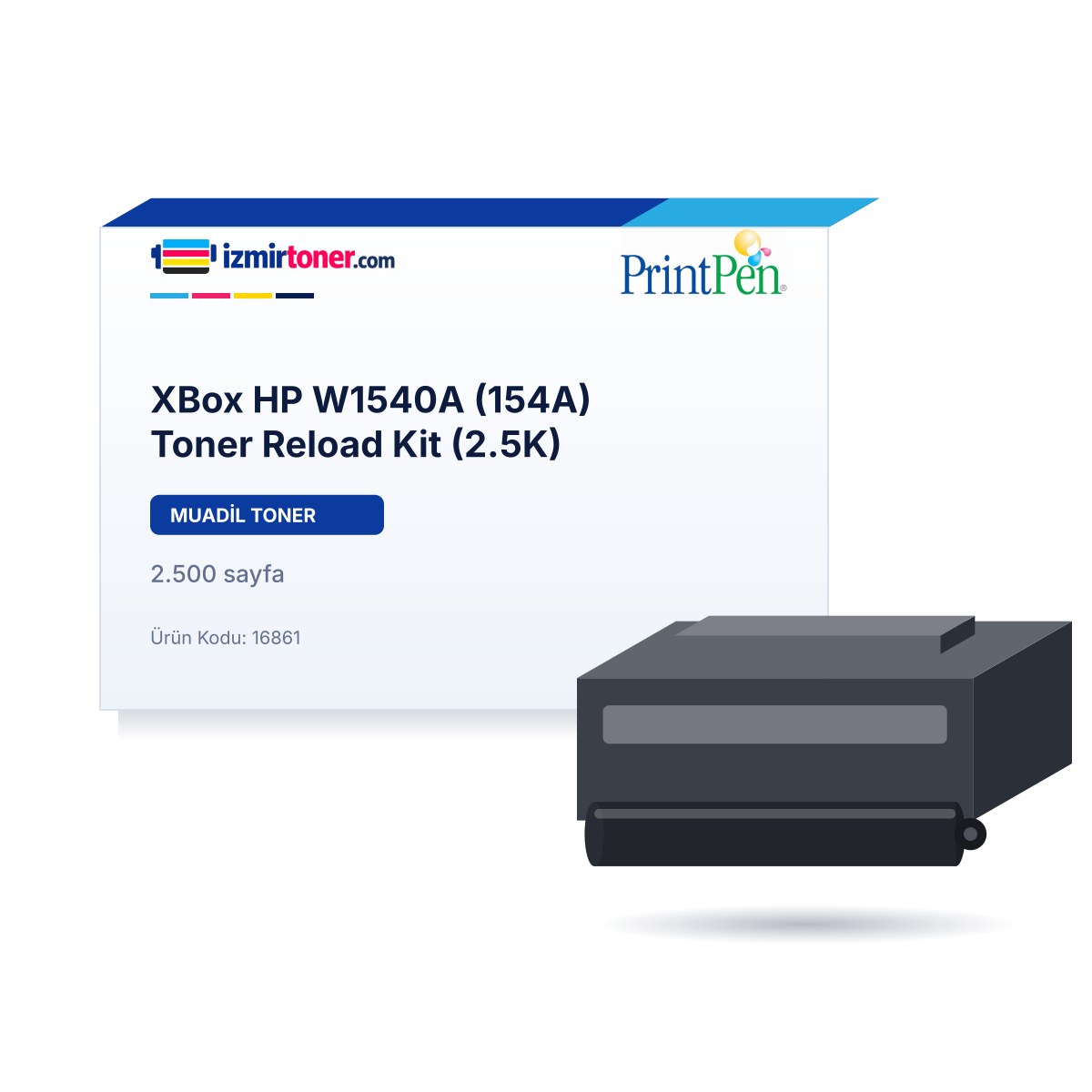 XBox HP W1540A (154A) Toner Reload Kit (2.500 Sayfa)
