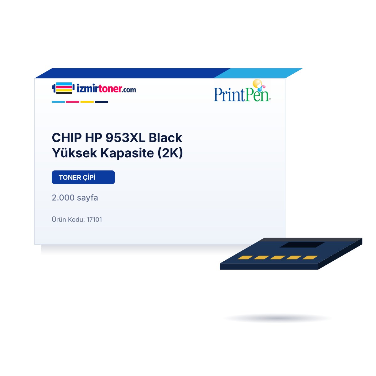 CHIP HP 953XL Black Yüksek Kapasite (2.000 Sayfa)