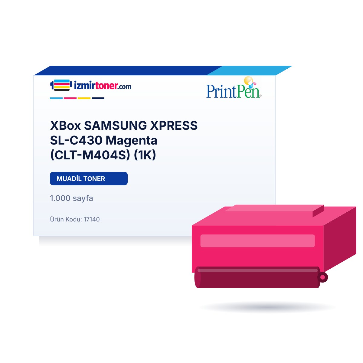 XBox SAMSUNG XPRESS SL-C430 Magenta (CLT-M404S) (1.000 Sayfa)