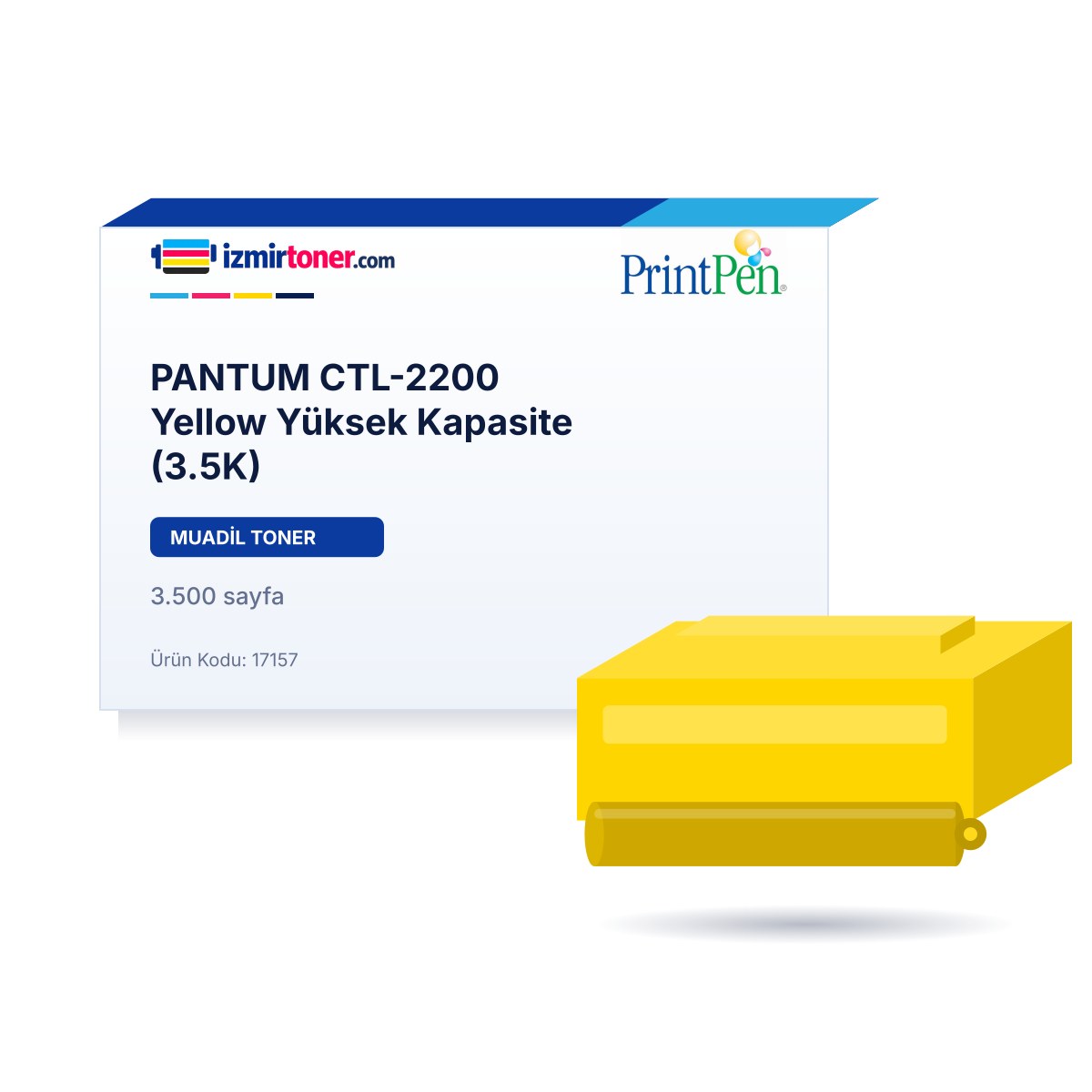 PANTUM CTL-2200 Yellow Yüksek Kapasite (3.500 Sayfa)