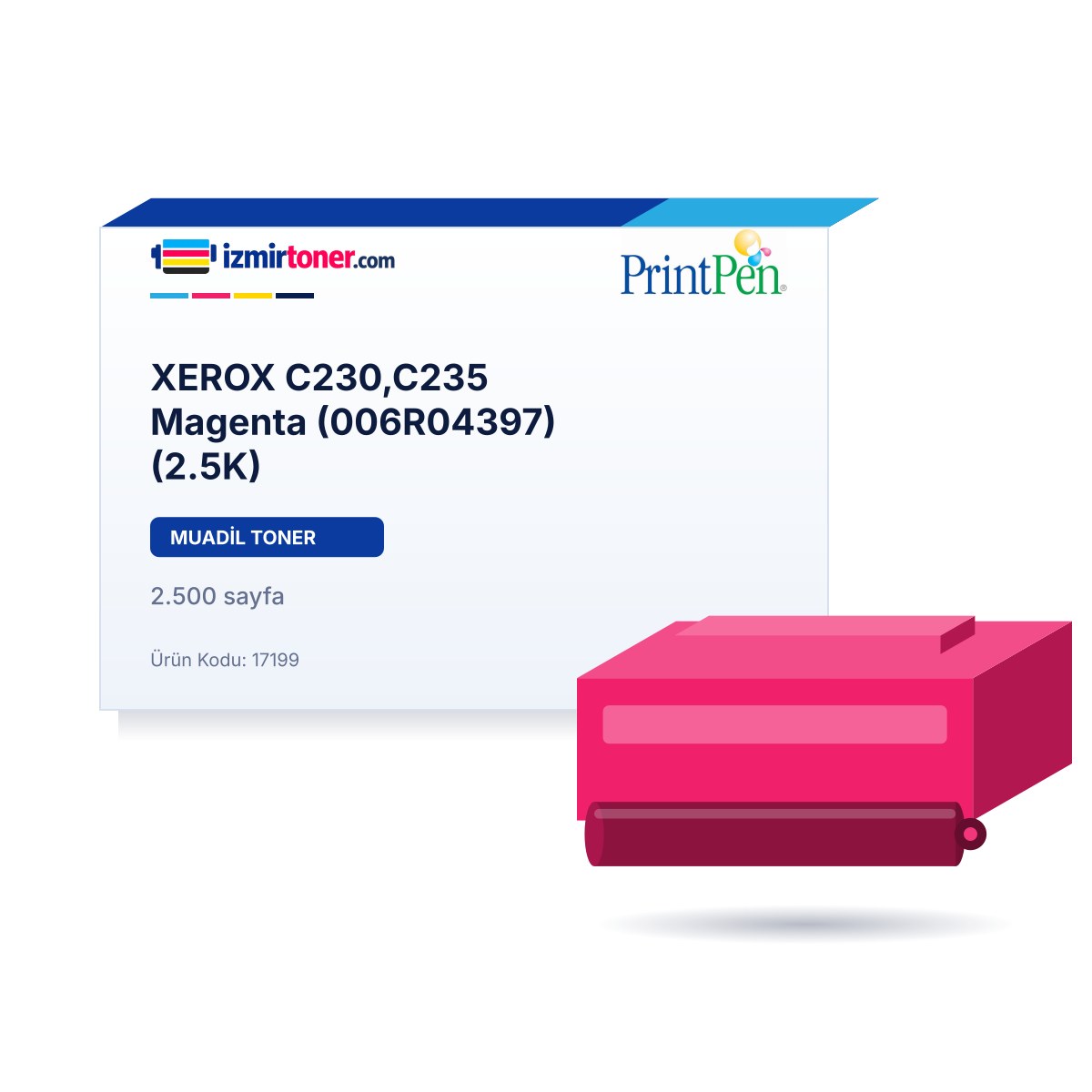XEROX C230,C235 Magenta (006R04397) (2.500 Sayfa)