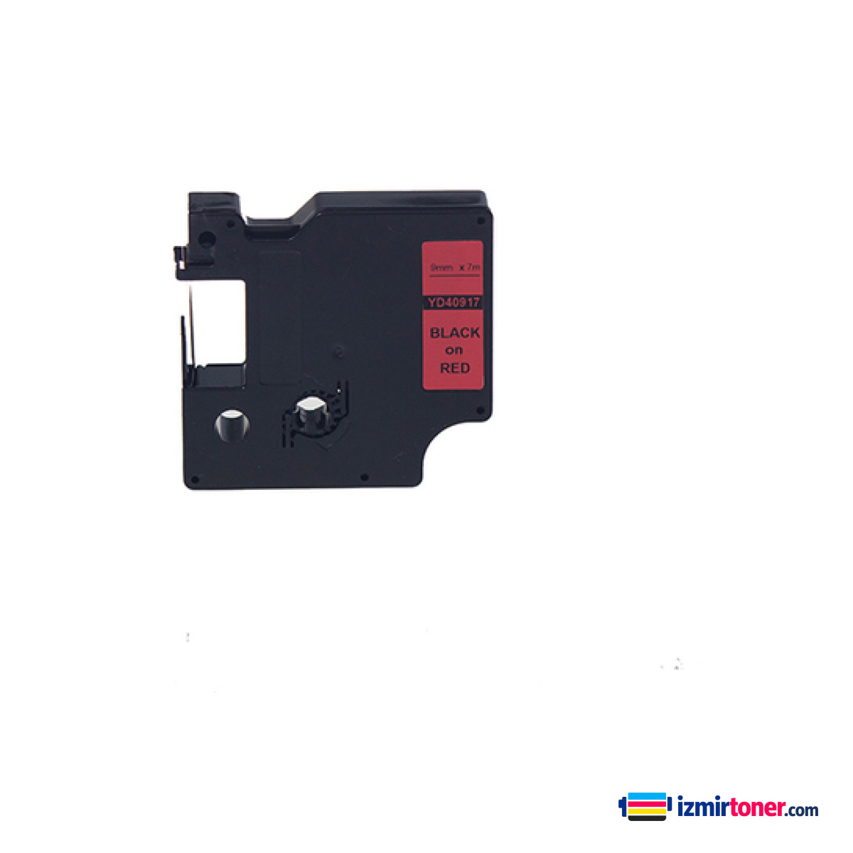 DYMO D1 40917 KIRMIZI ETIKETE SIYAH (9mm x 7m)