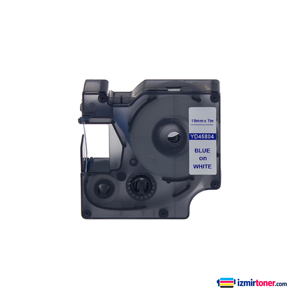 DYMO D1 45804 BEYAZ ETIKETE MAVI (19mm x 7m)