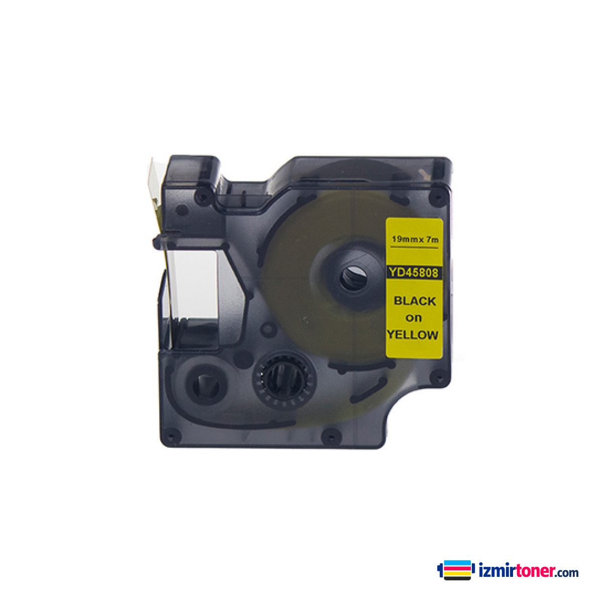 DYMO D1 45808 SARI ETIKETE SIYAH (19mm x 7m)
