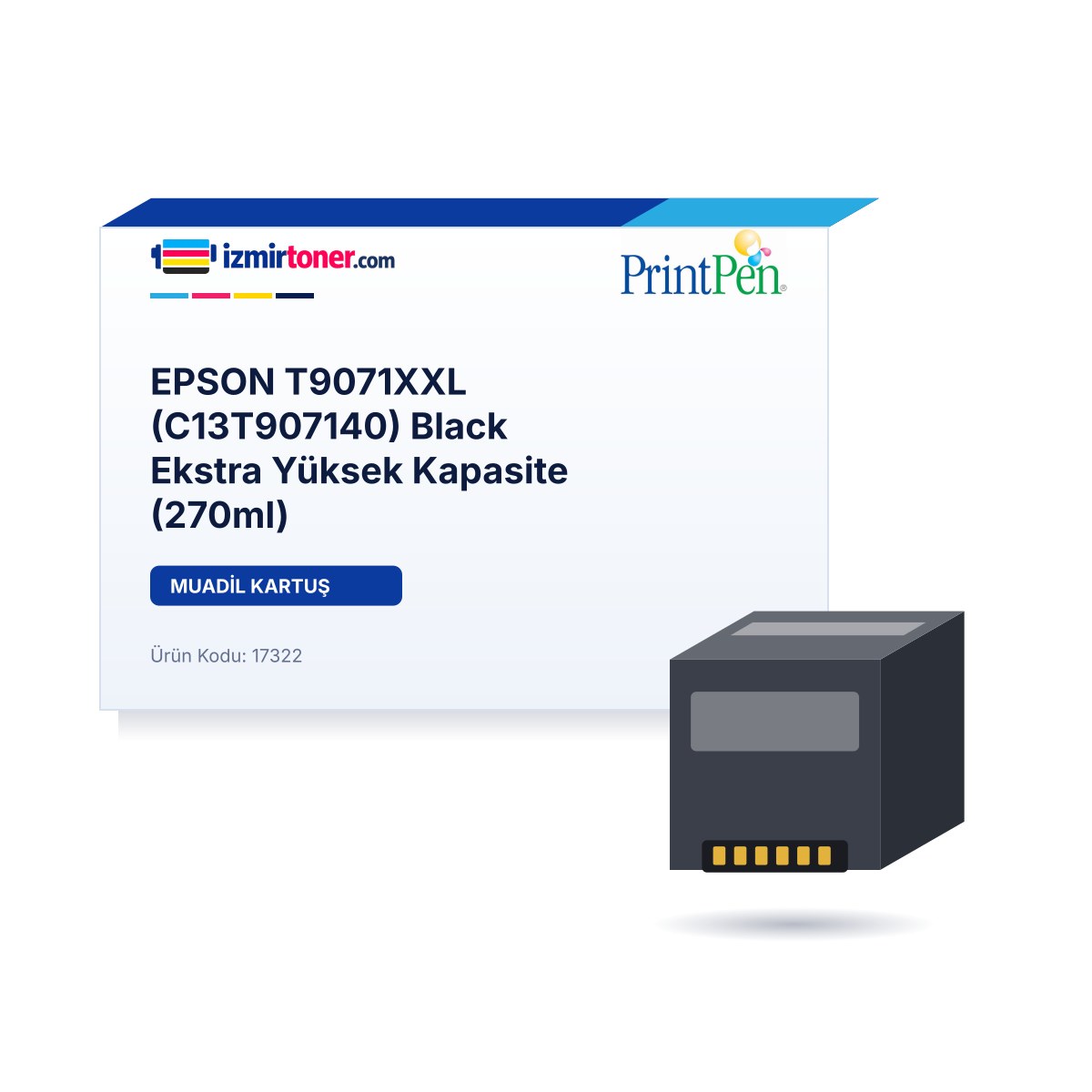 EPSON T9071XXL (C13T907140) Black Ekstra Yüksek Kapasite (270ml)