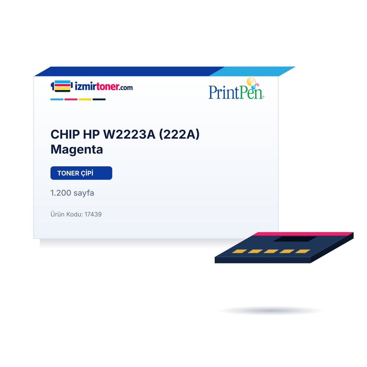 CHIP HP W2223A (222A) Magenta