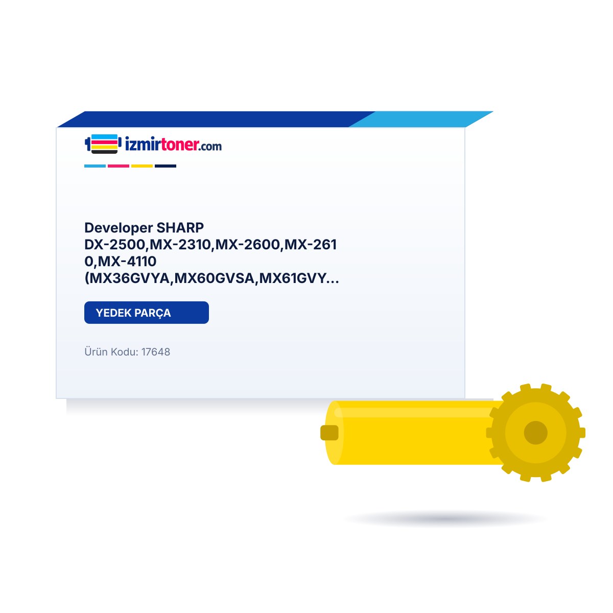 Developer SHARP DX-2500,MX-2310,MX-2600,MX-2610,MX-4110 (MX36GVYA,MX60GVSA,MX61GVYA) Yellow (200gr)