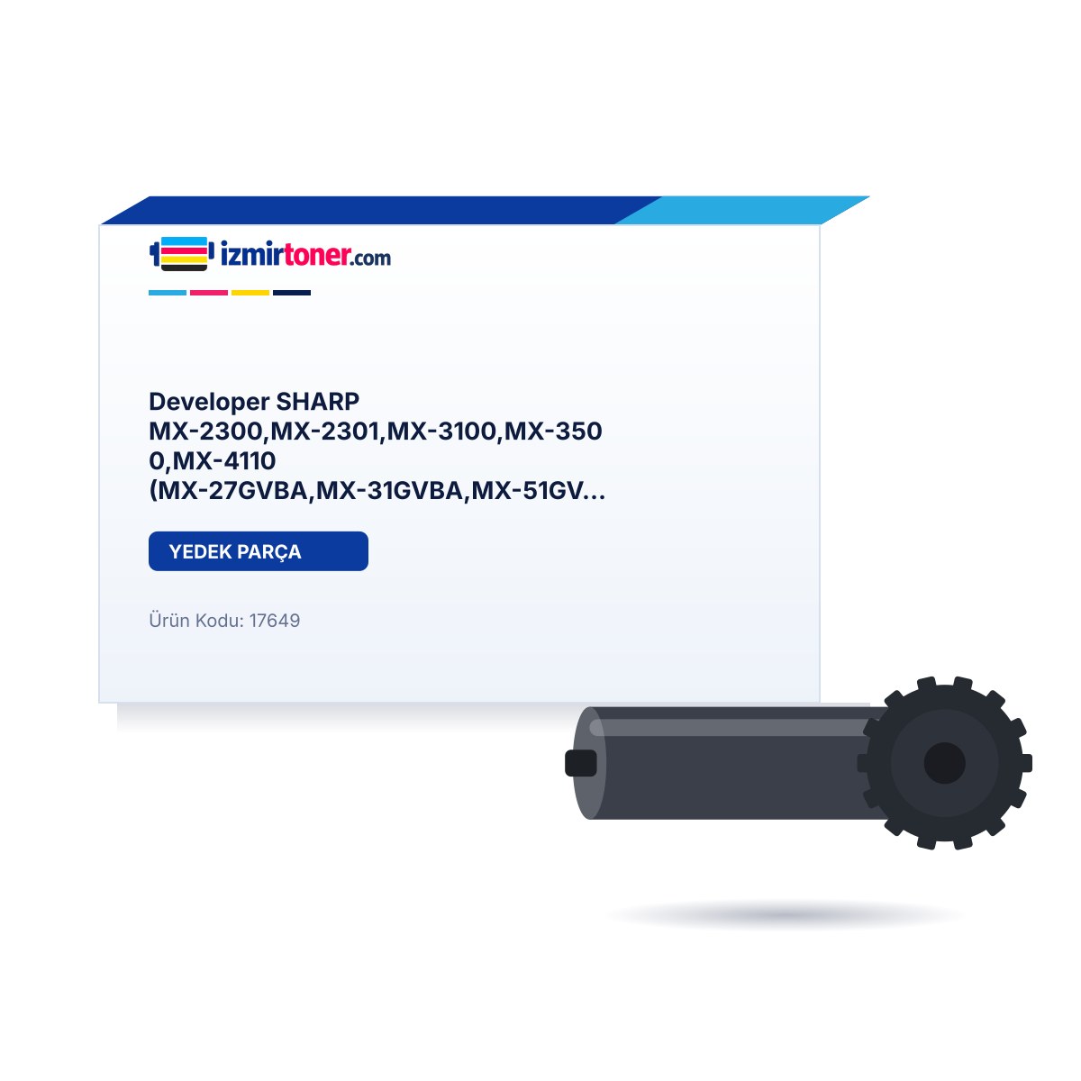 Developer SHARP MX-2300,MX-2301,MX-3100,MX-3500,MX-4110 (MX-27GVBA,MX-31GVBA,MX-51GVBA) Black(240gr)
