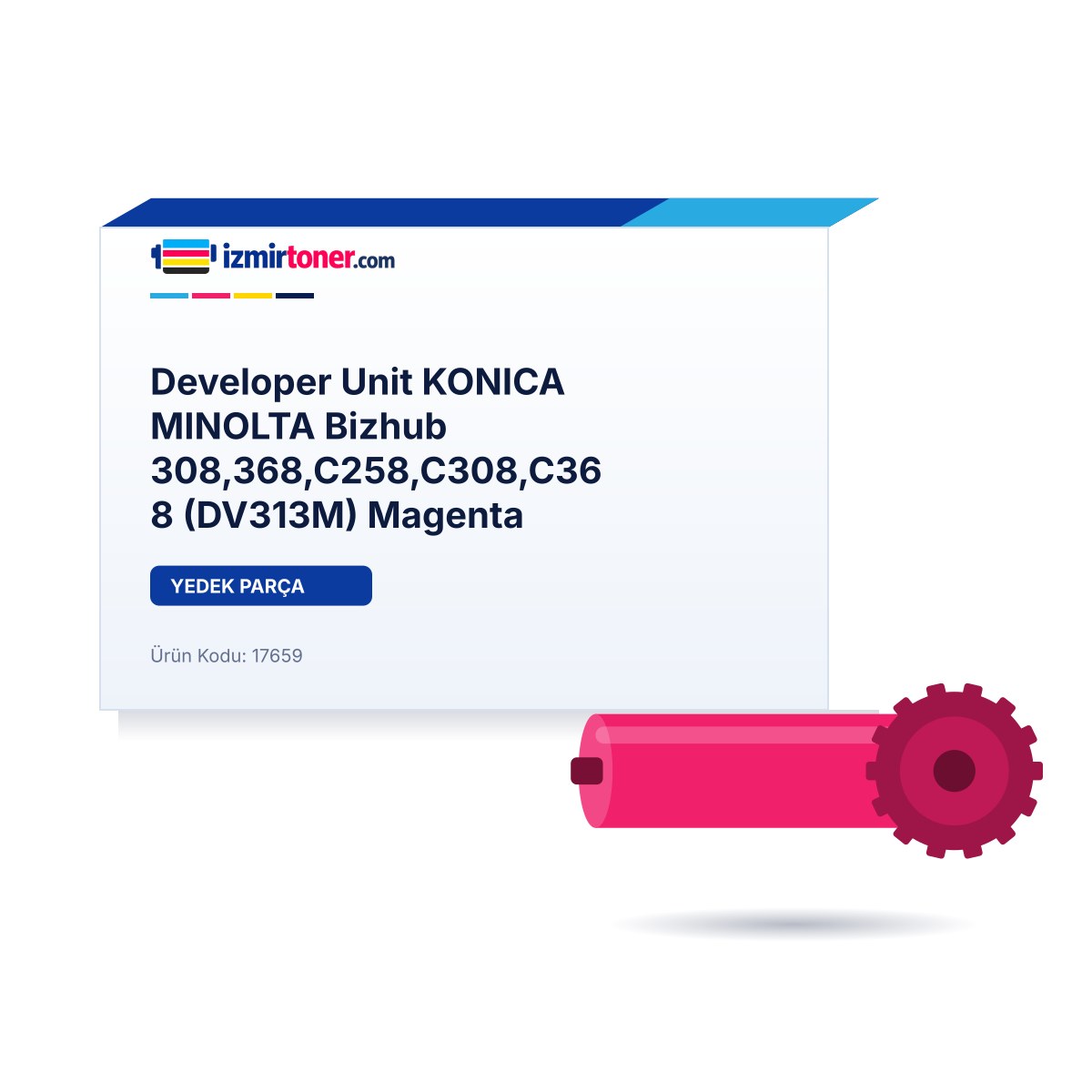 Developer Unit KONICA MINOLTA Bizhub 308,368,C258,C308,C368 (DV313M) Magenta
