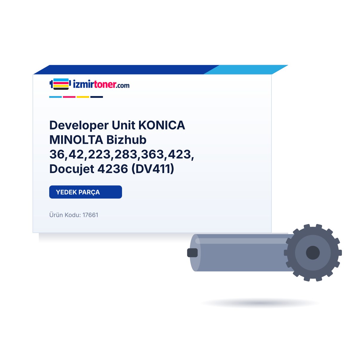 Developer Unit KONICA MINOLTA Bizhub 36,42,223,283,363,423,Docujet 4236 (DV411)
