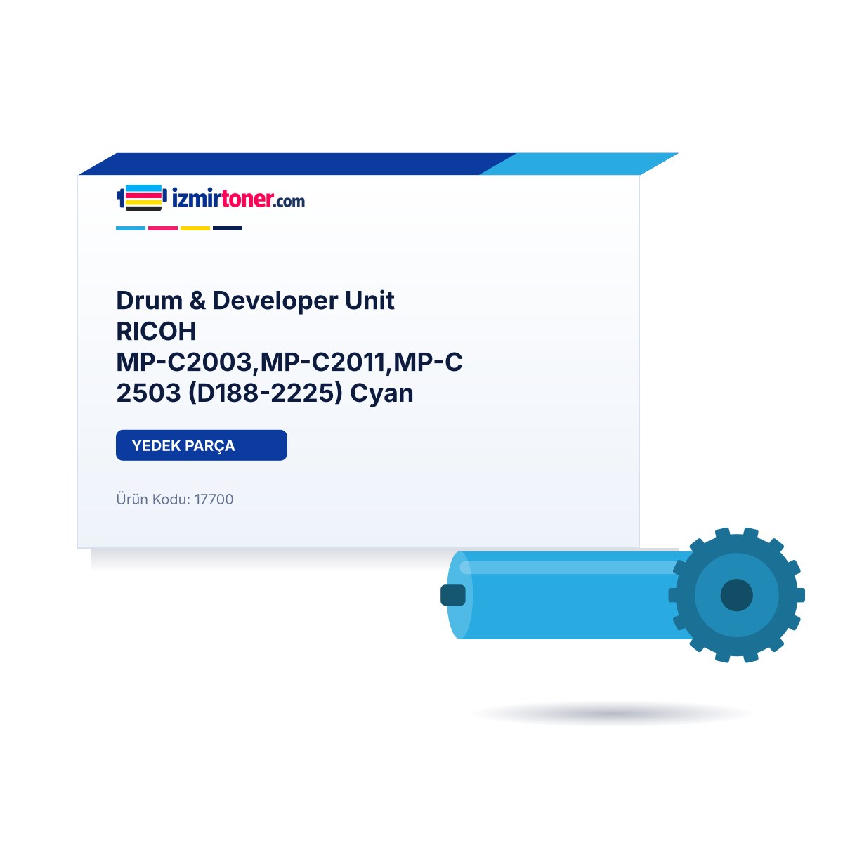 Drum & Developer Unit RICOH MP-C2003,MP-C2011,MP-C2503 (D188-2225) Cyan