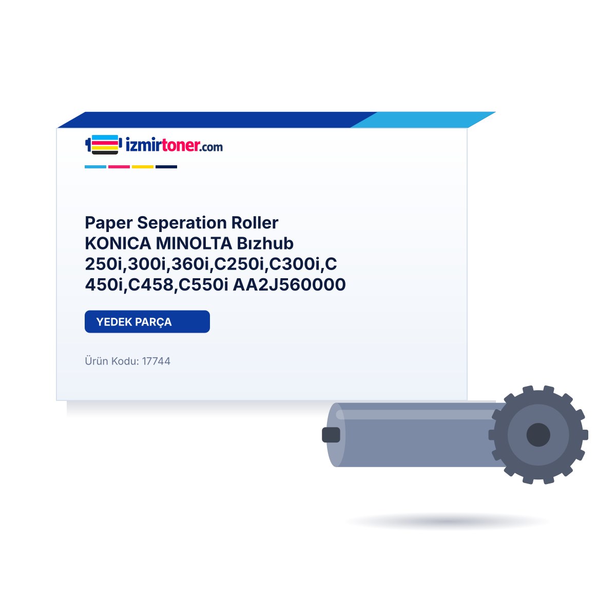 Paper Seperation Roller KONICA MINOLTA Bızhub 250i,300i,360i,C250i,C300i,C450i,C458,C550i AA2J560000