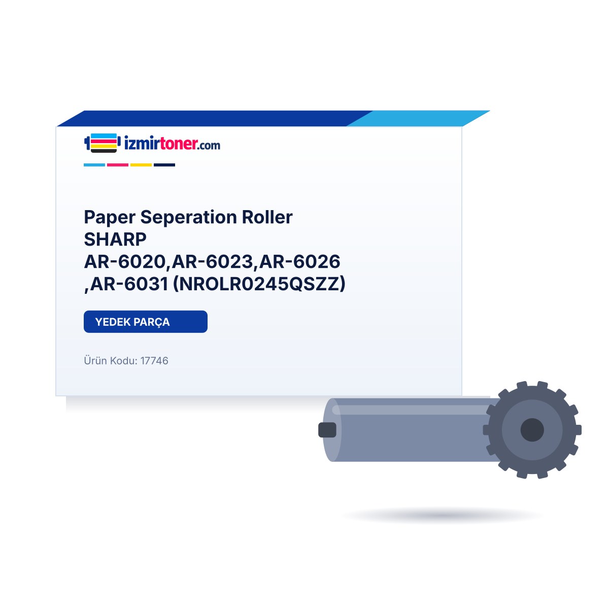 Paper Seperation Roller SHARP AR-6020,AR-6023,AR-6026,AR-6031 (NROLR0245QSZZ)