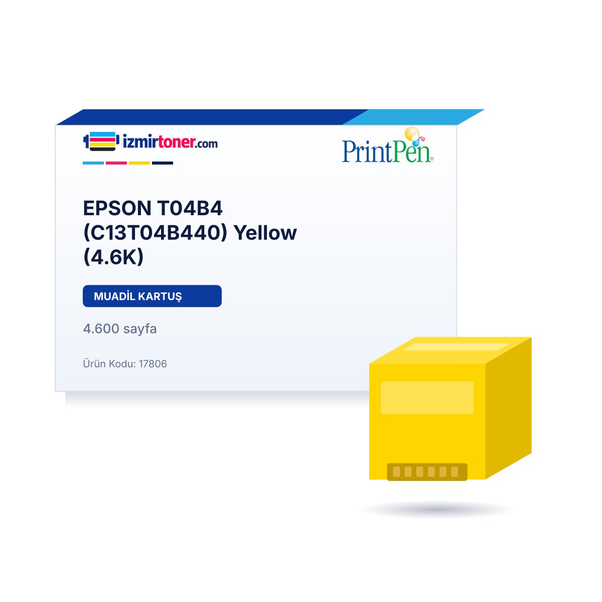 EPSON T04B4 (C13T04B440) Yellow (4.600 Sayfa)