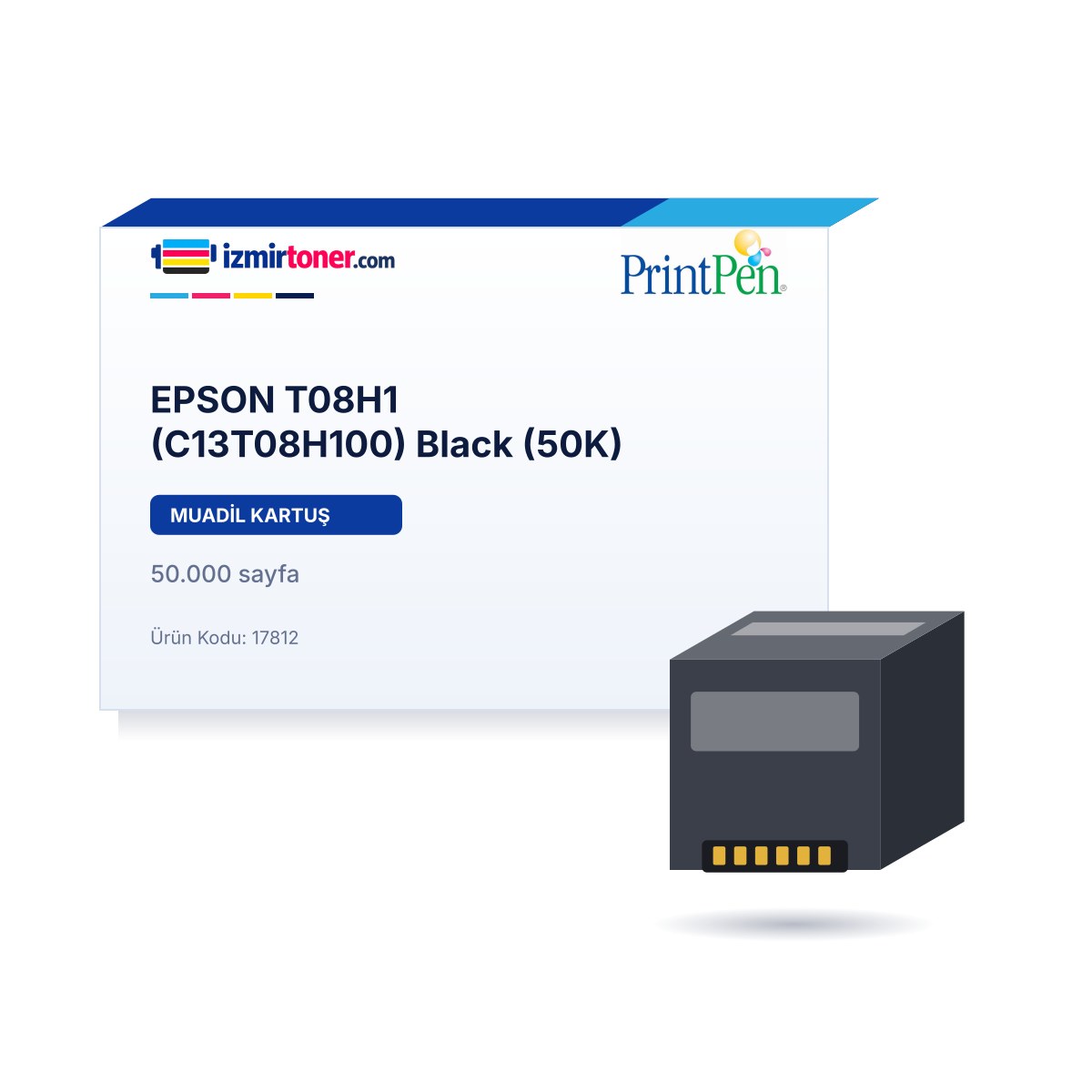 EPSON T08H1 (C13T08H100) Black (50.000 Sayfa)