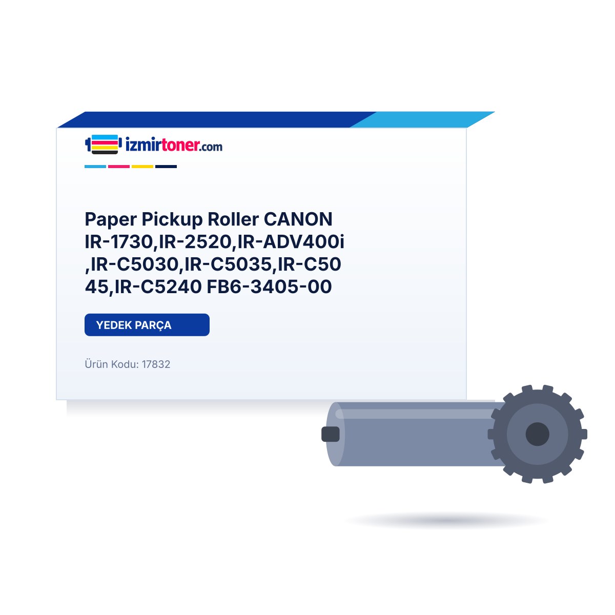 Paper Pickup Roller CANON IR-1730,IR-2520,IR-ADV400i,IR-C5030,IR-C5035,IR-C5045,IR-C5240 FB6-3405-00
