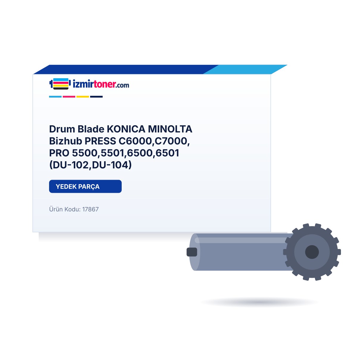 Drum Blade KONICA MINOLTA Bizhub PRESS C6000,C7000, PRO 5500,5501,6500,6501 (DU-102,DU-104)