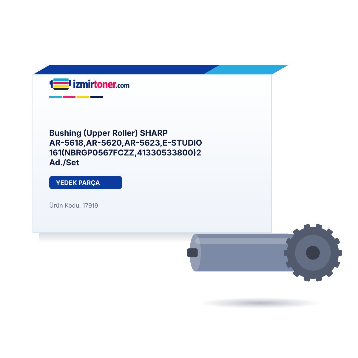 Bushing (Upper Roller) SHARP AR-5618,AR-5620,AR-5623,E-STUDIO 161(NBRGP0567FCZZ,41330533800)2Ad./Set
