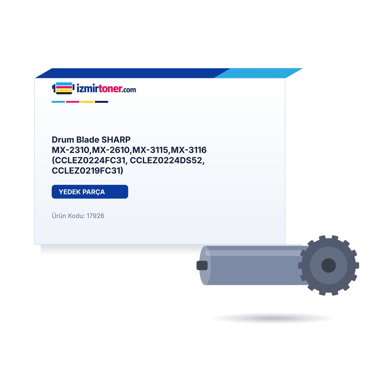 Drum Blade SHARP MX-2310,MX-2610,MX-3115,MX-3116 (CCLEZ0224FC31, CCLEZ0224DS52, CCLEZ0219FC31)