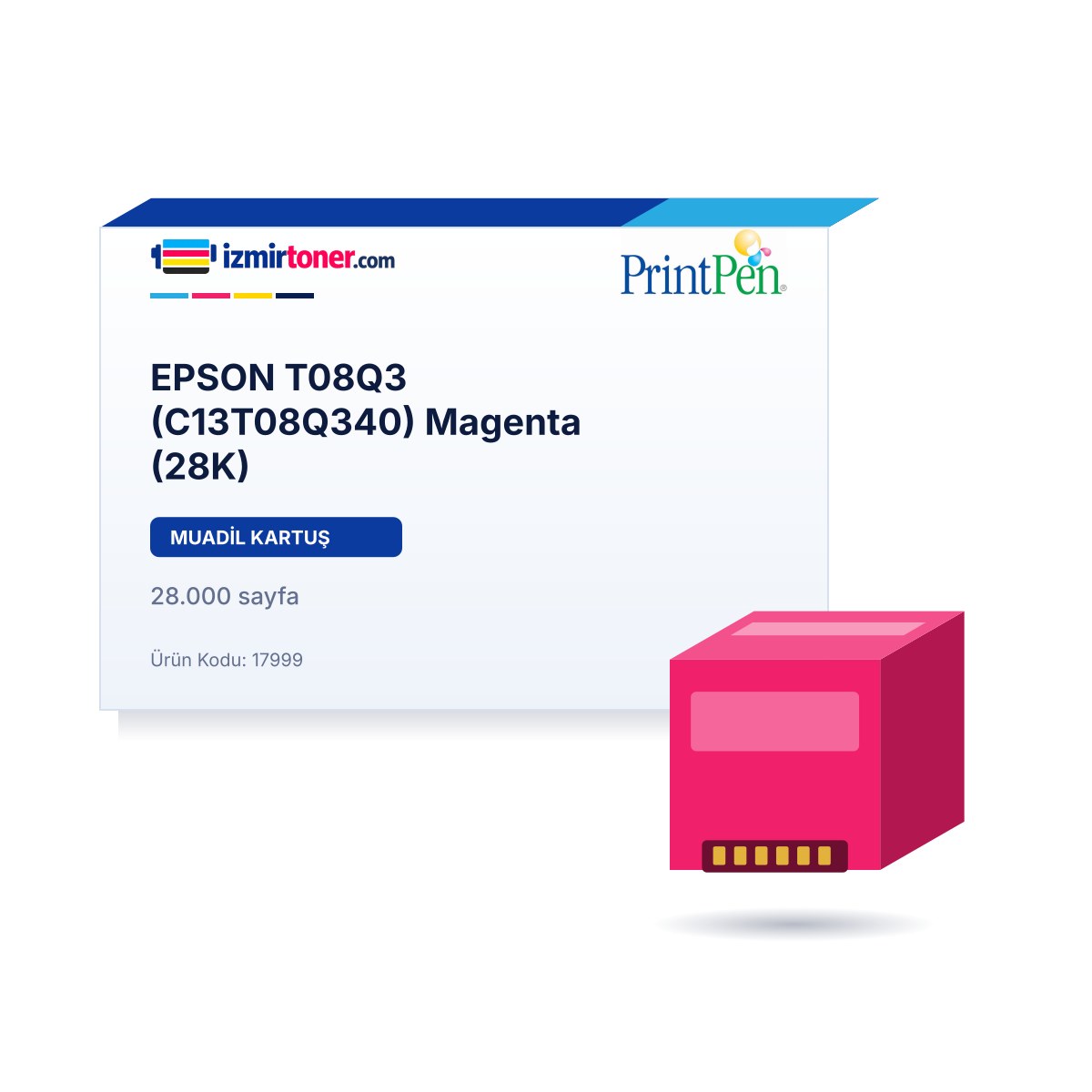 EPSON T08Q3 (C13T08Q340) Magenta (28.000 Sayfa)