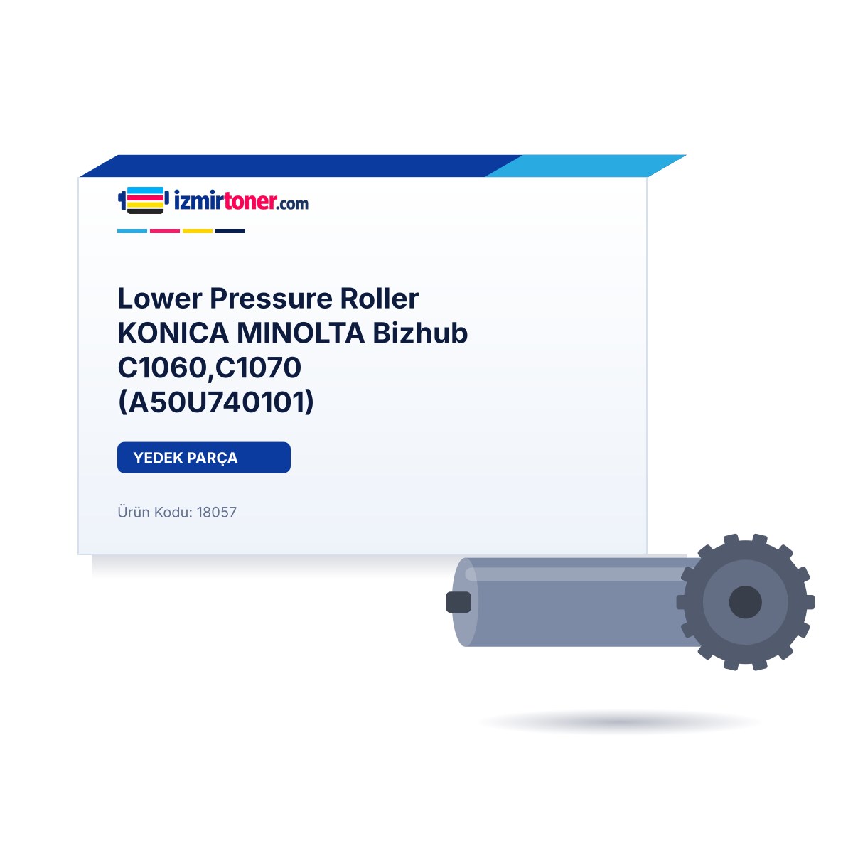 Lower Pressure Roller KONICA MINOLTA Bizhub C1060,C1070 (A50U740101)