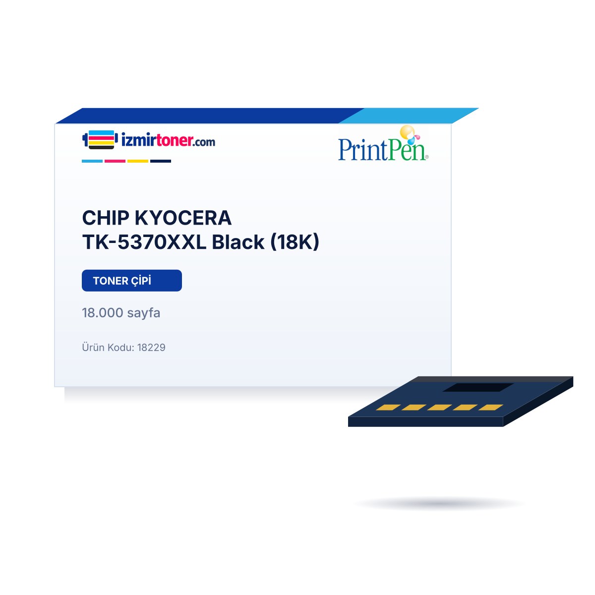 CHIP KYOCERA TK-5370XXL Black (18.000 Sayfa)