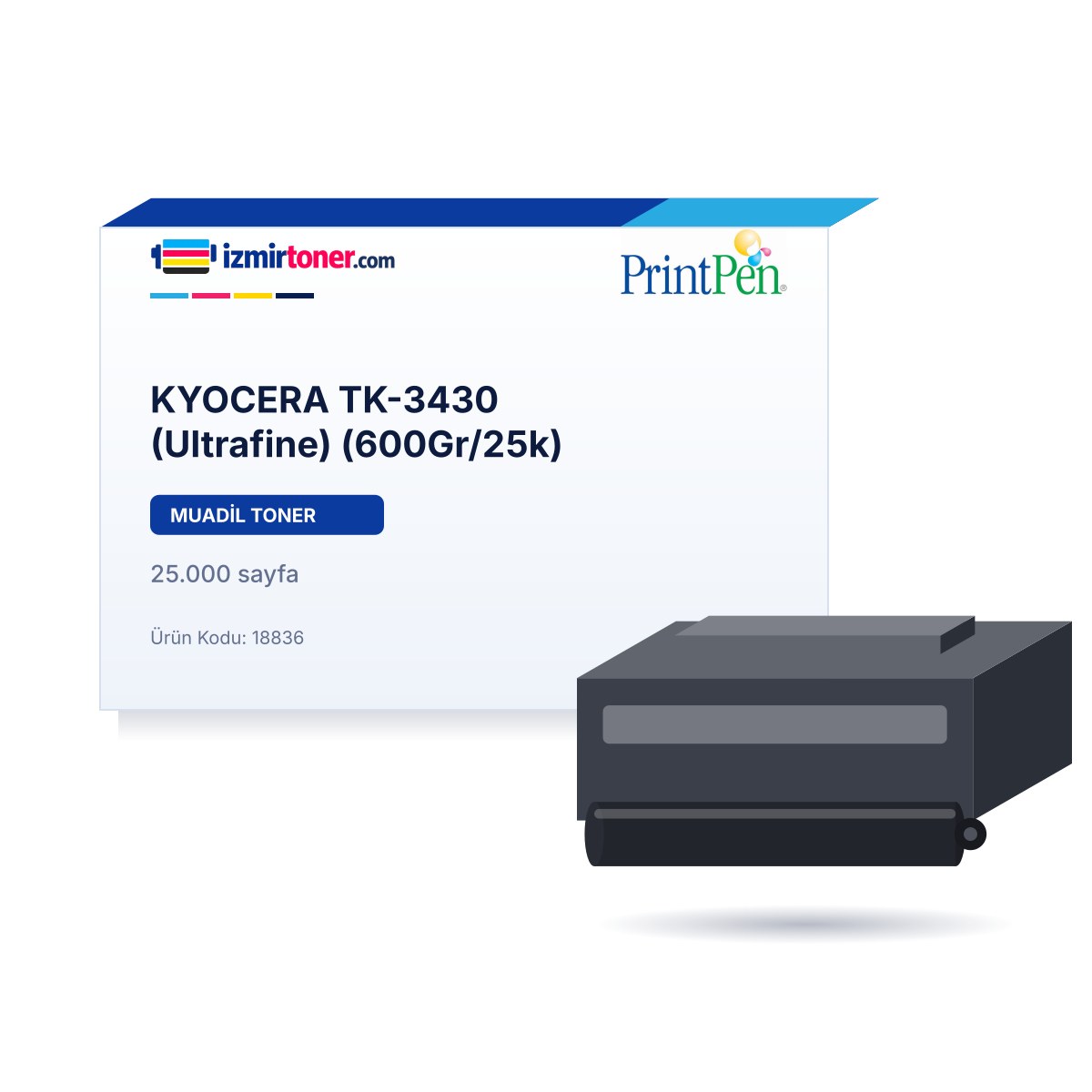 KYOCERA TK-3430 (Ultrafine) (600Gr/25.000 Sayfa)